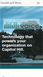 Mobile Screenshot of constituentvoice.com